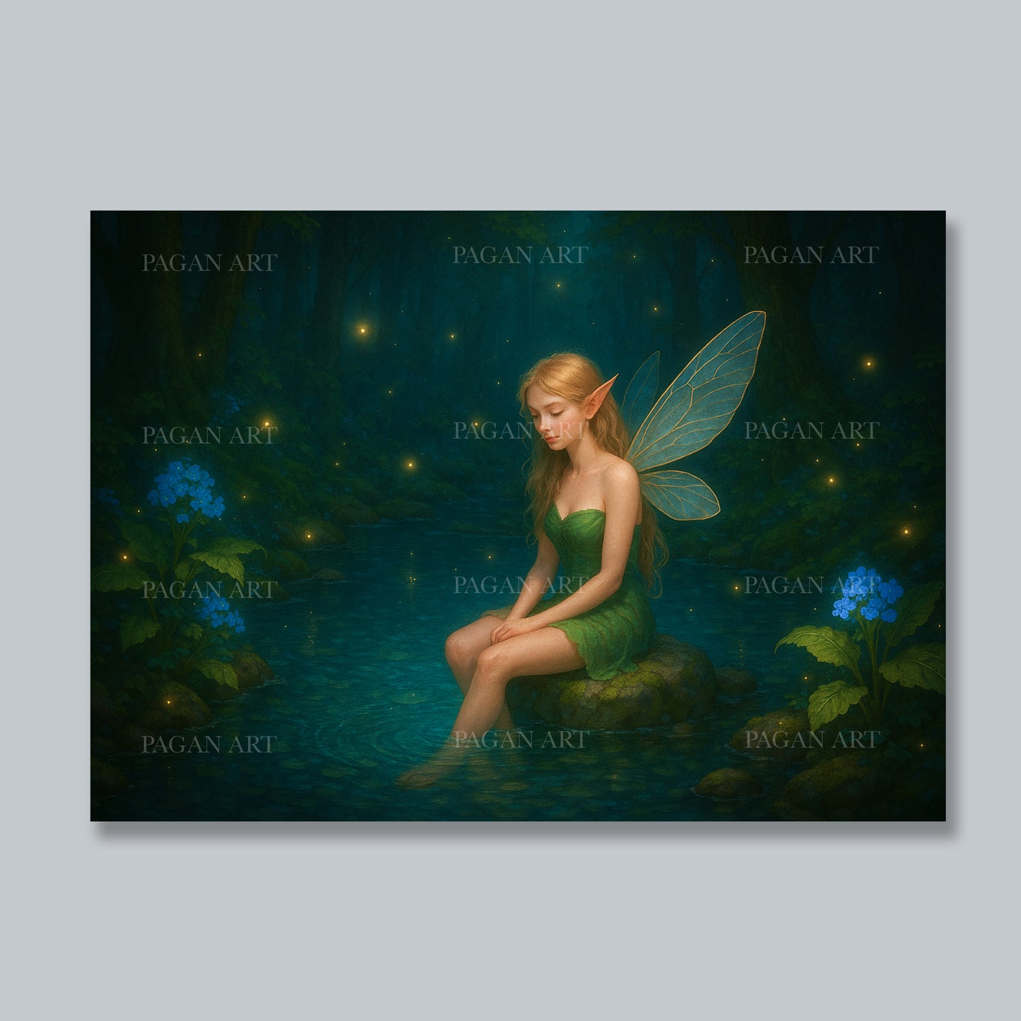 Faerie Pool Greetings Card