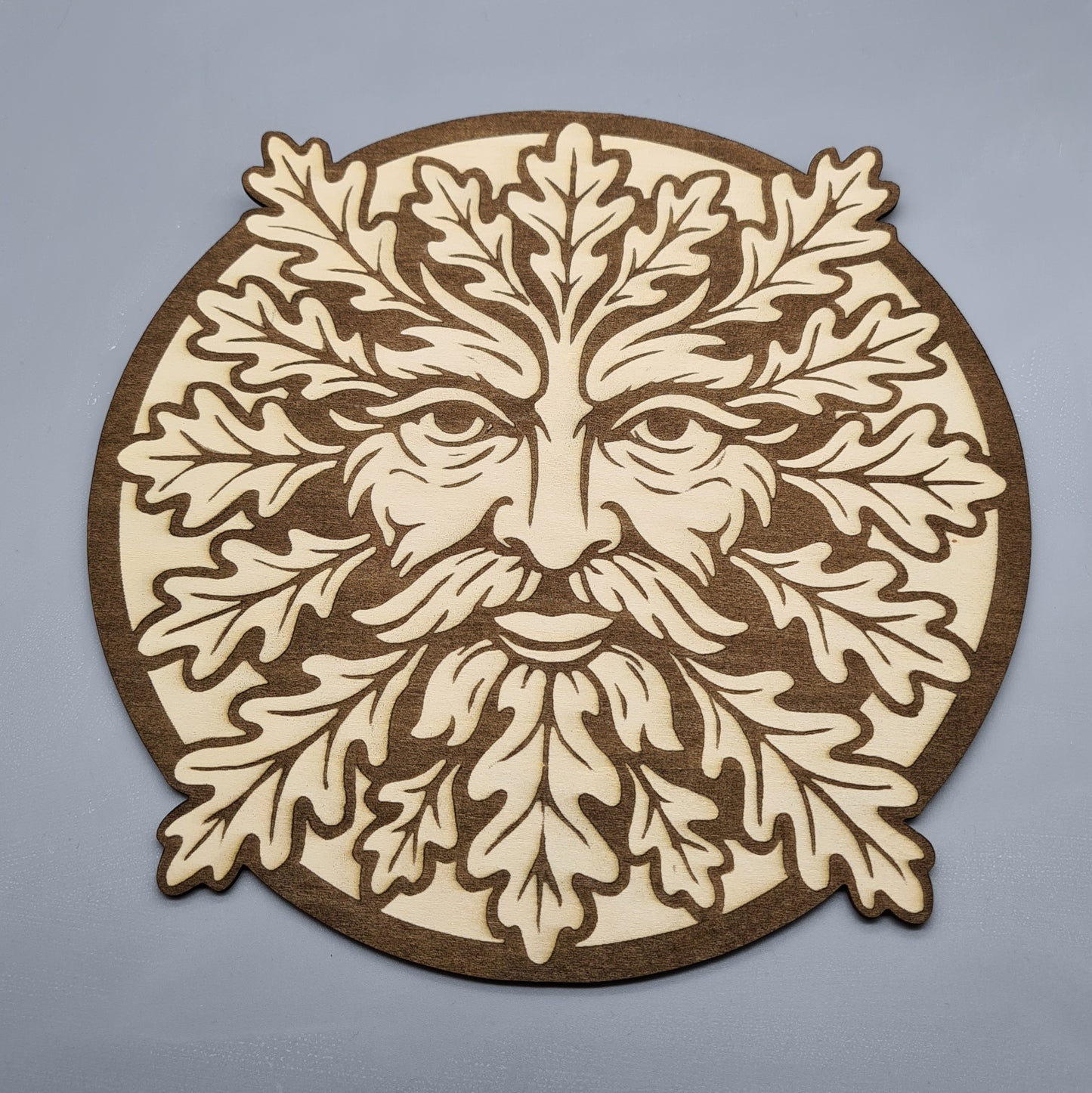 Green Man Wall Plaque