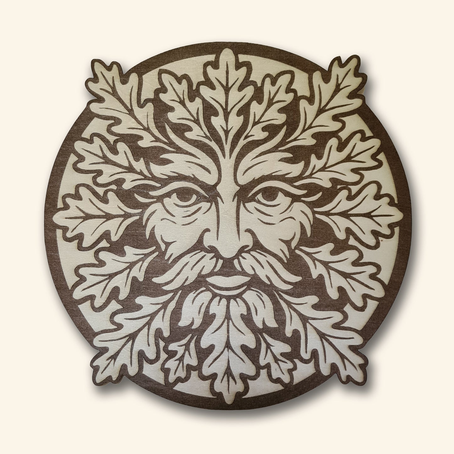Green Man Wall Plaque