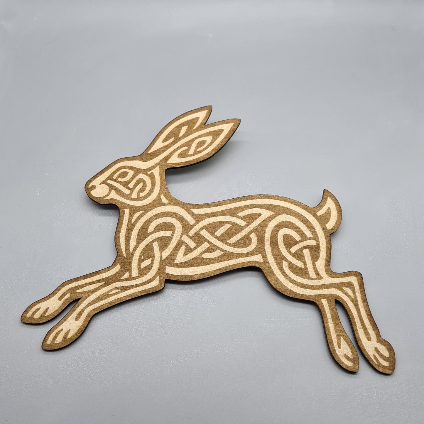 Leaping Celtic Hare Wall Decor