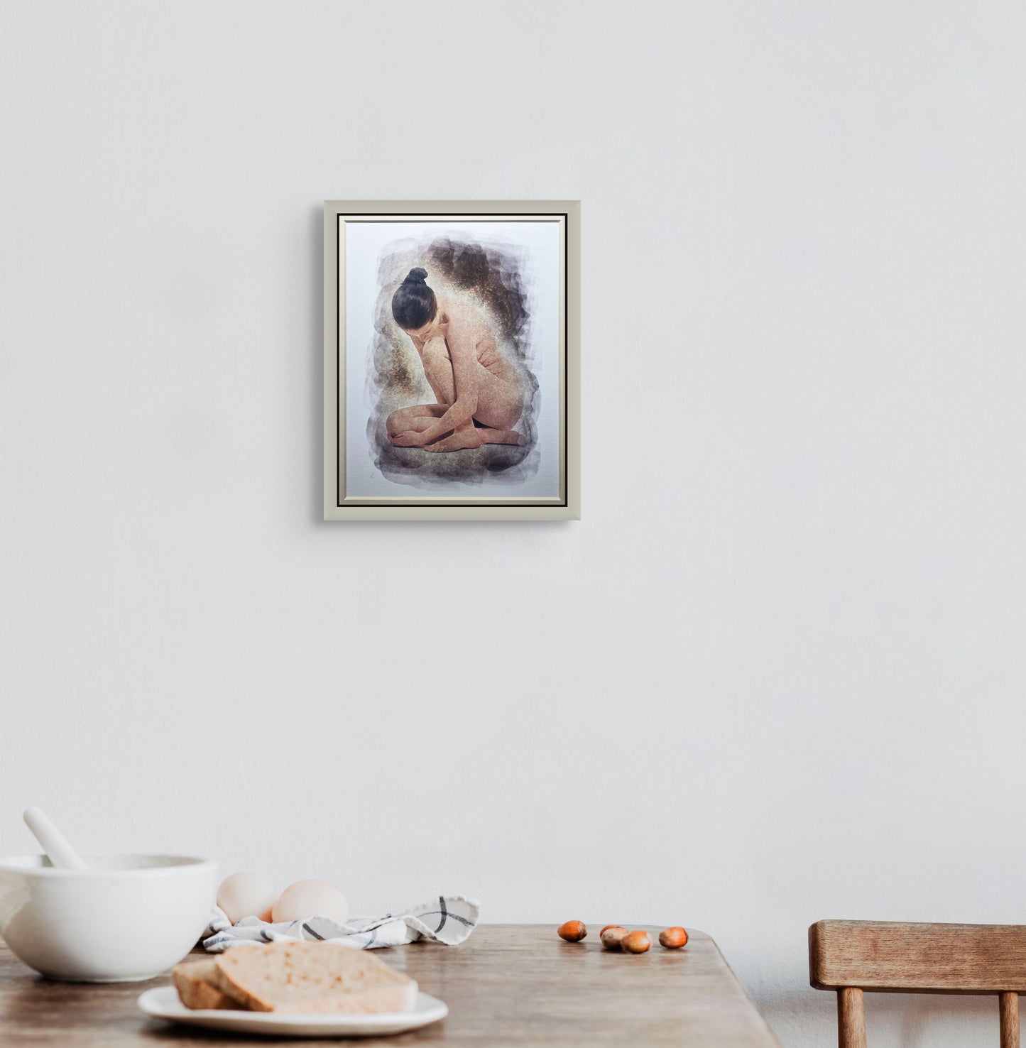 Jose Digital Watercolour Print with Mount