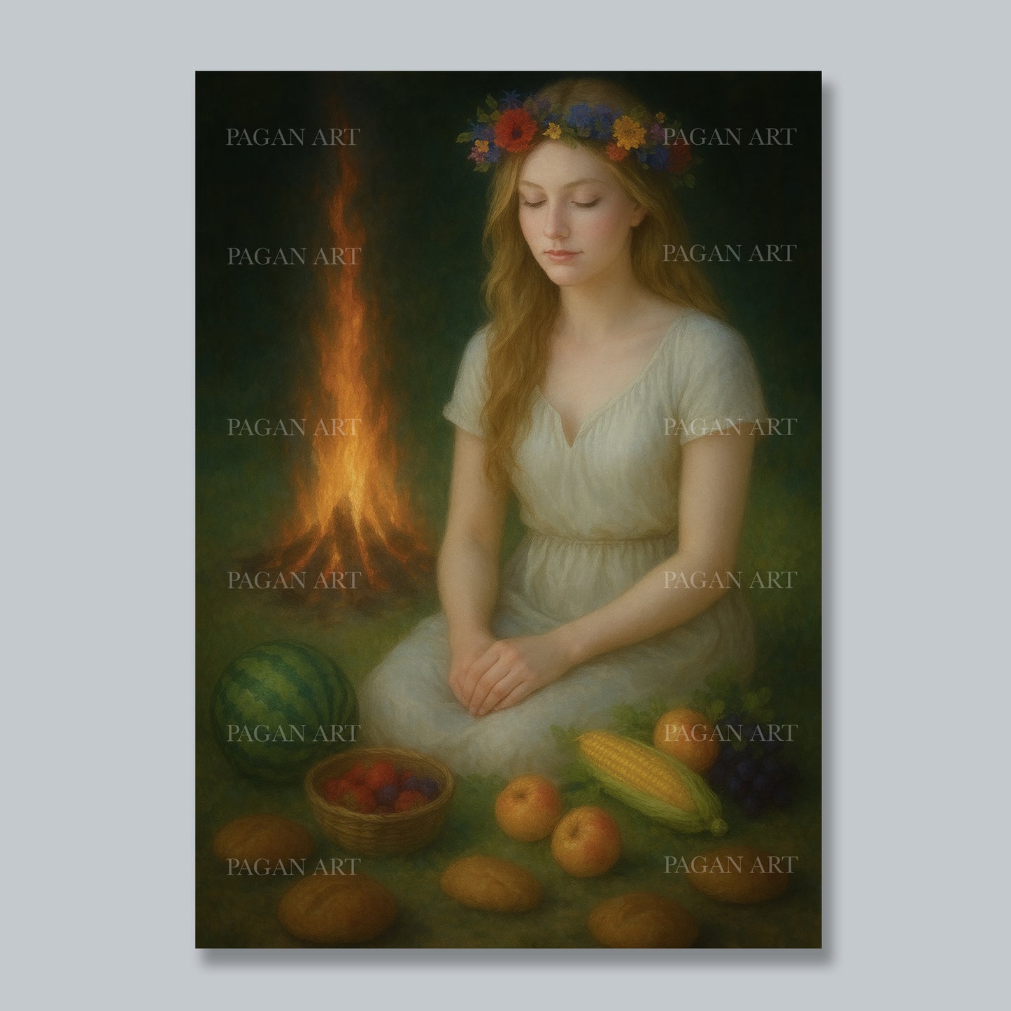 Litha Gifts Solstice Greetings Card