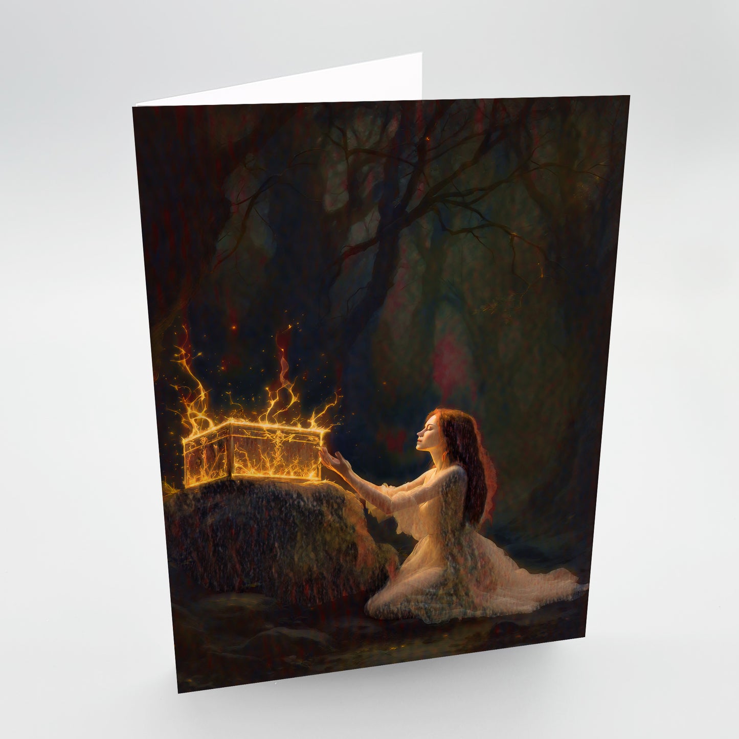 Treasure and good fortune, blank greetings card