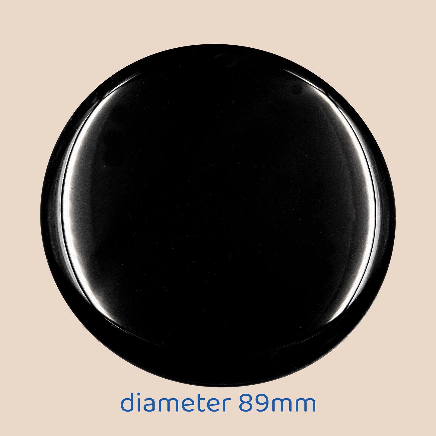 89mm Dragon Scrying Mirror with Pouch