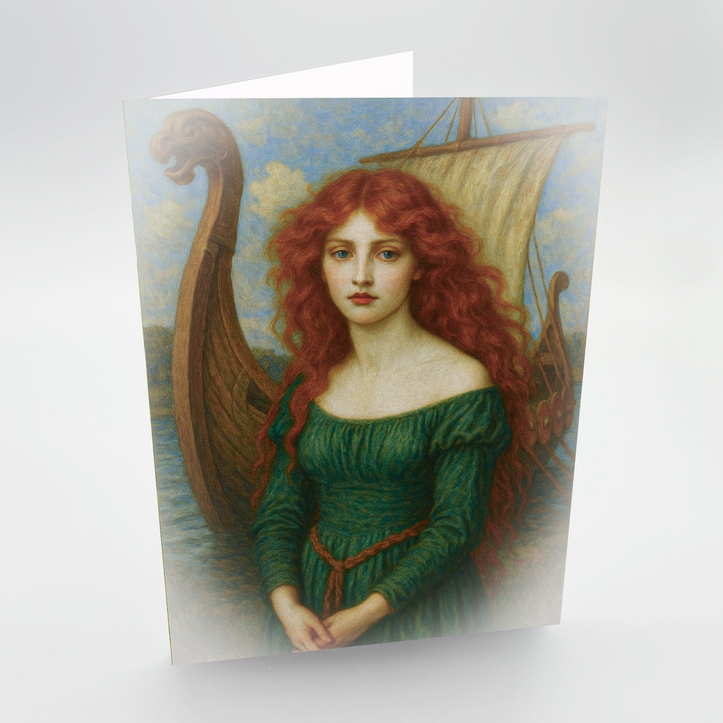 Viking Queen Greetings Card