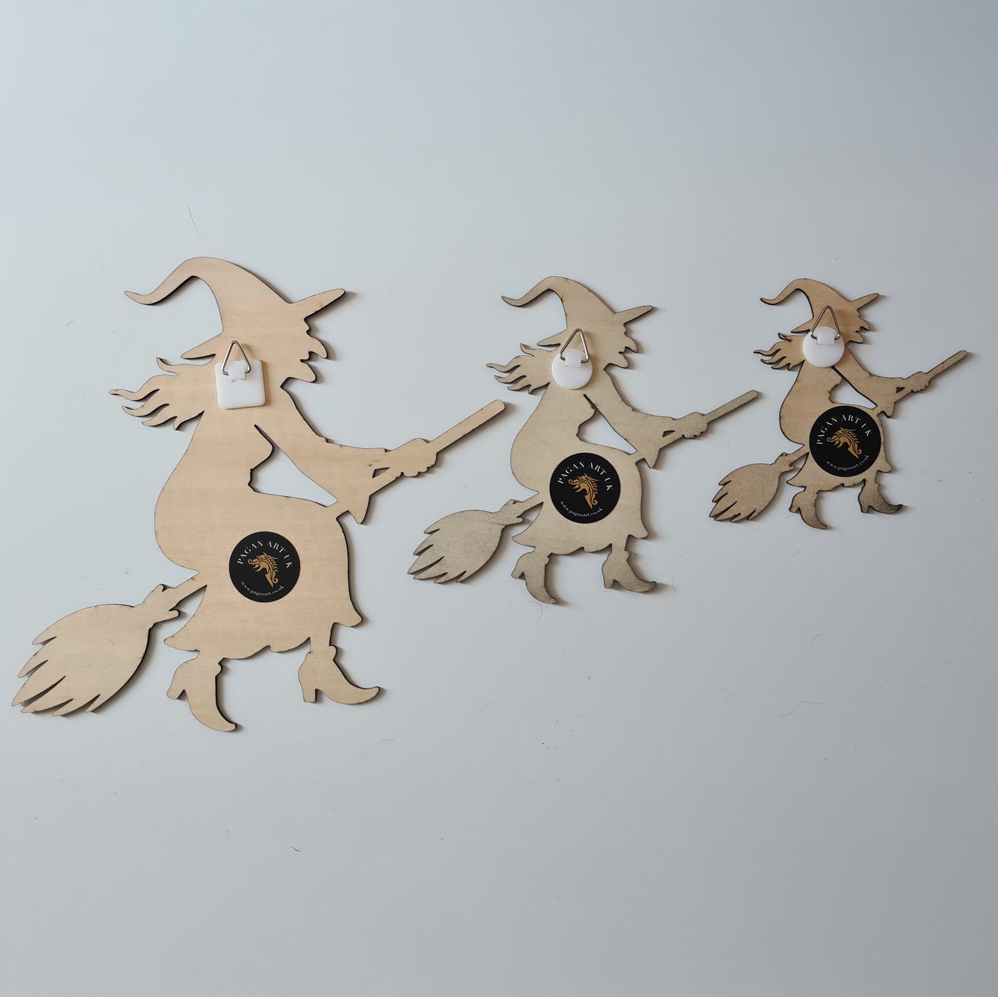 Three Flying Witches Wall Art