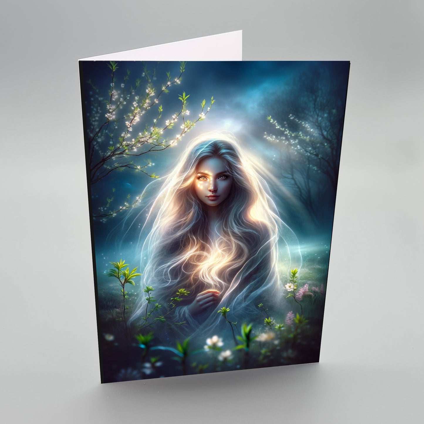 Imbolc Greetings Card – The Goddess Brigid