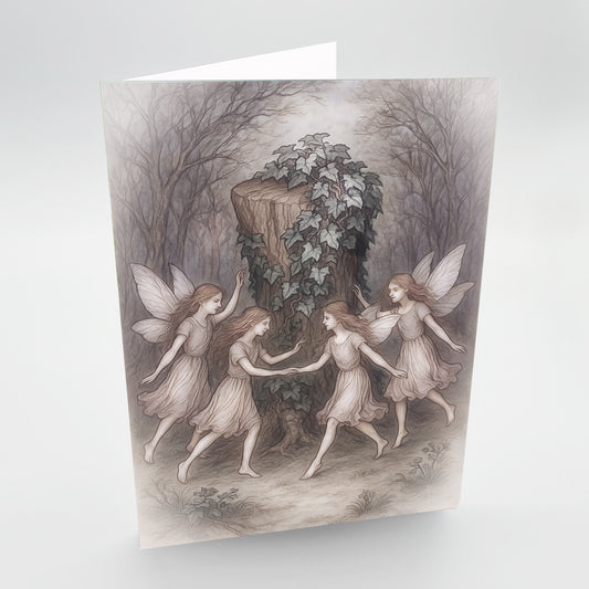 Dancing Fae Greetings Card