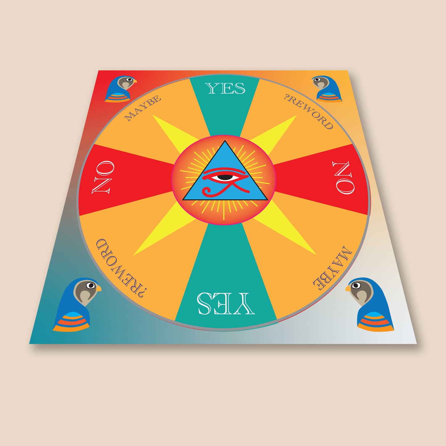 Eye of Horus Dowsing Board, occult, divination board