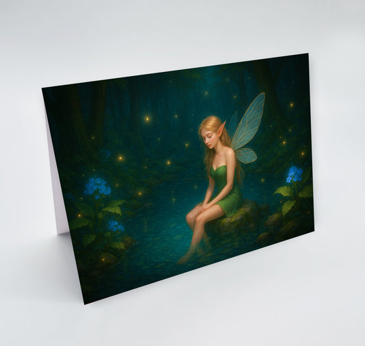 Faerie Pool Greetings Card