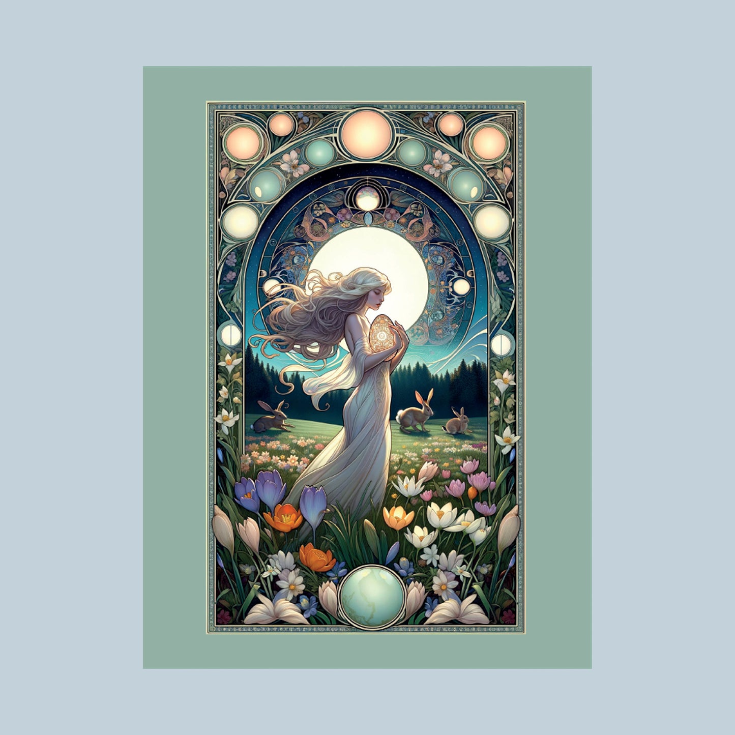 Ostara Greetings Card – Easter Card