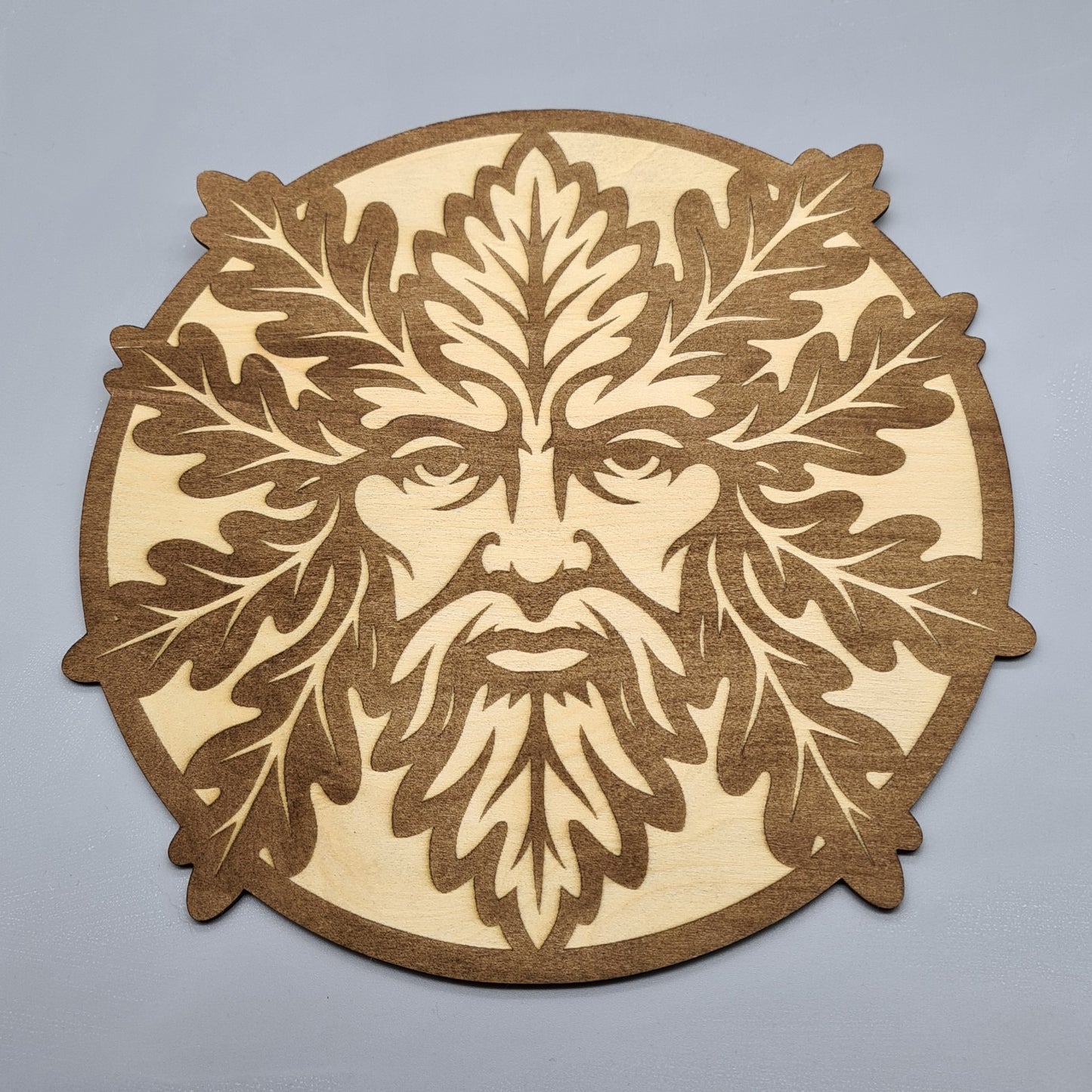 Oak Green Man Wall Plaque