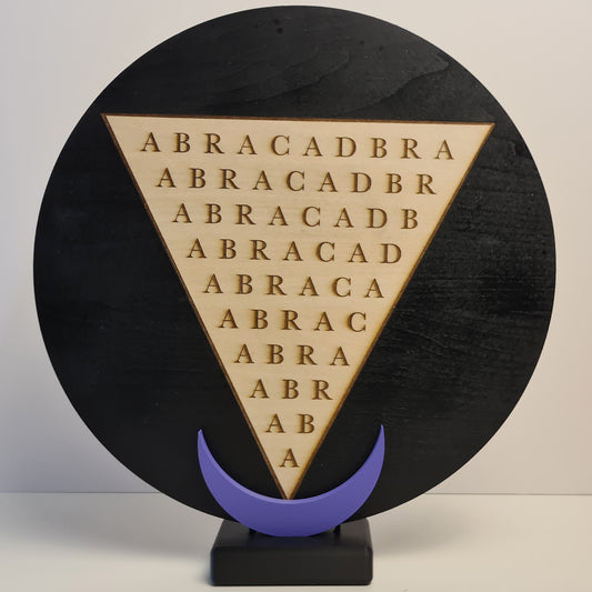 ABRACADBRA Circular Panel with Stand