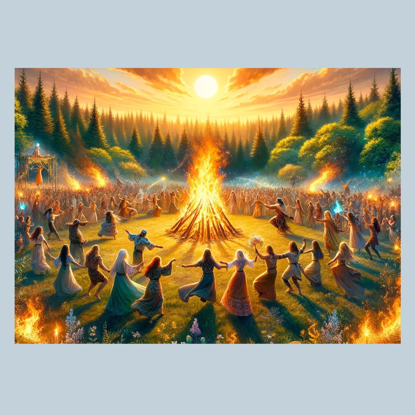 Litha – Summer Solstice – Greetings Card