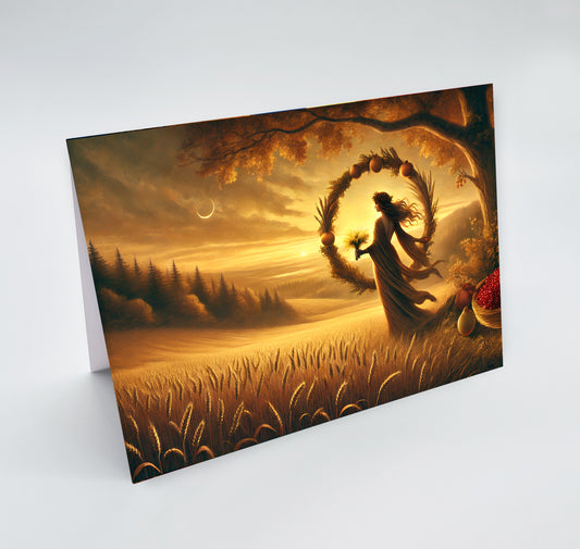 The Autumn Equinox, Mabon Greetings Card