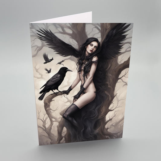 Mother of Crows – Blank Greetings Card