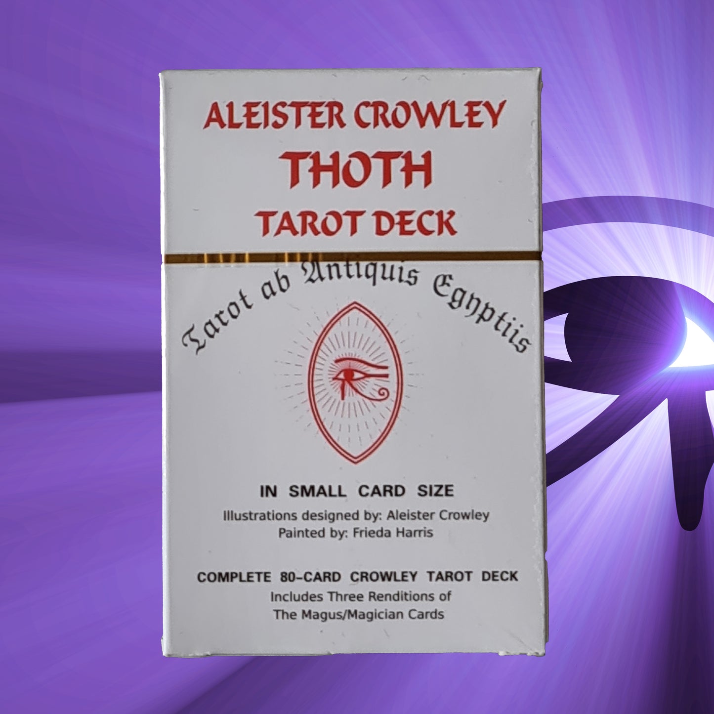 THOTH Tarot Deck, Tarot Cards, Aleister Crowley, Complete 80 Cards, 3 Magus Edition