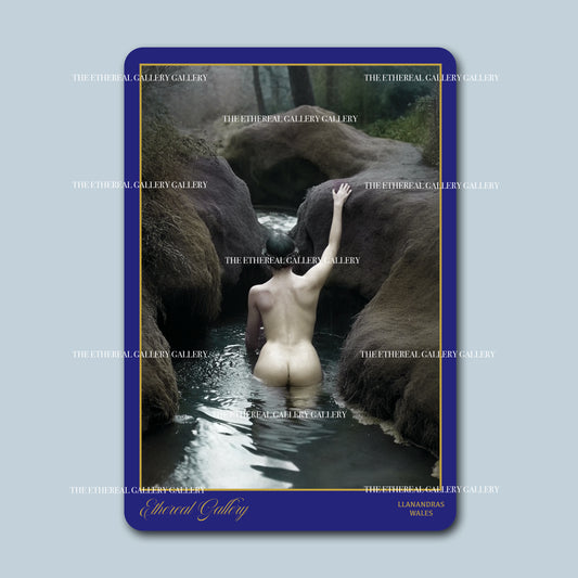 Victorian Cabinet Card, Bathing Nude