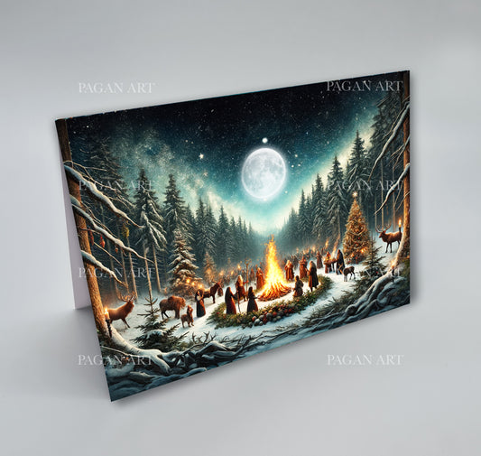 Yule Celebration – Winter Solstice Greetings Card