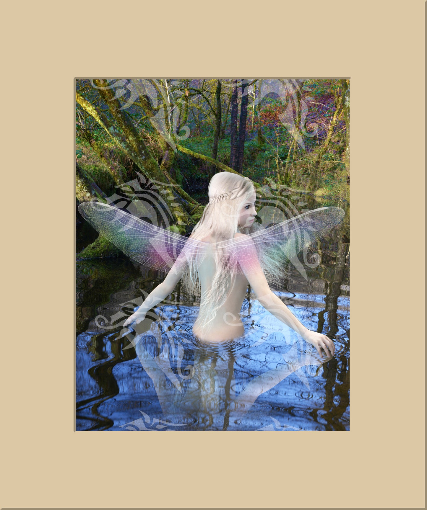 Faerie Bathing in Welsh Pool