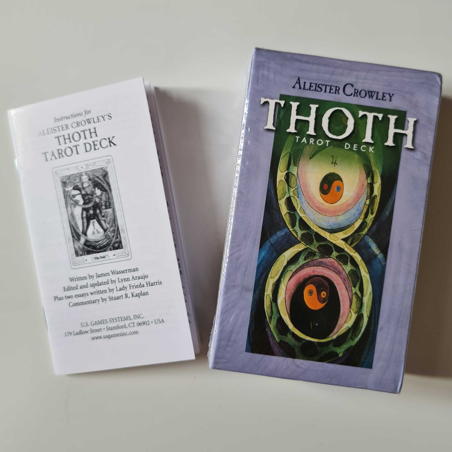 THOTH Blue Box Edition Tarot Cards, Aleister Crowley, Complete 78 Cards, 1 Magus Edition