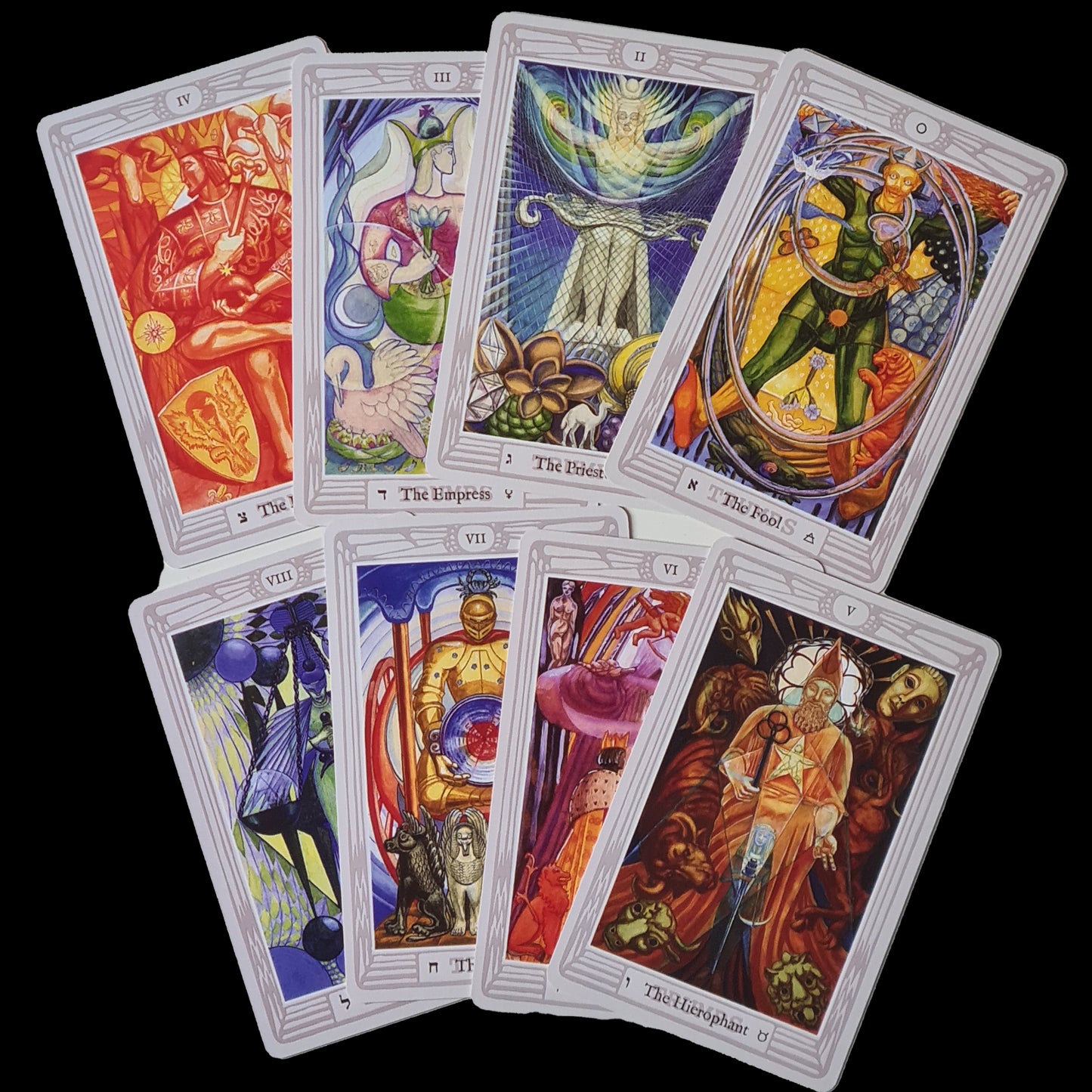 THOTH Tarot Deck, Tarot Cards, Aleister Crowley, Complete 80 Cards, 3 Magus Edition