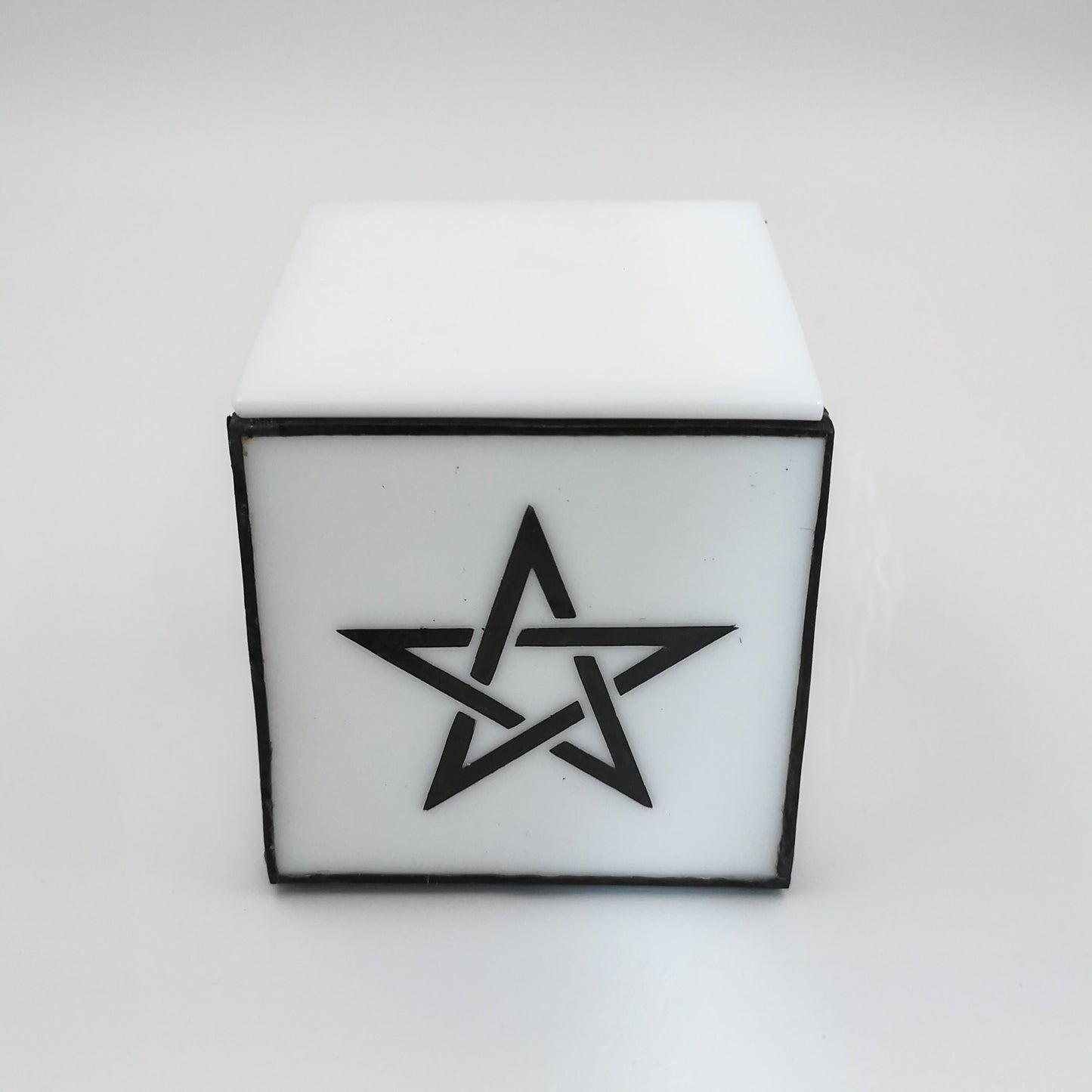 Pentagram incense altar box handmade in Wales