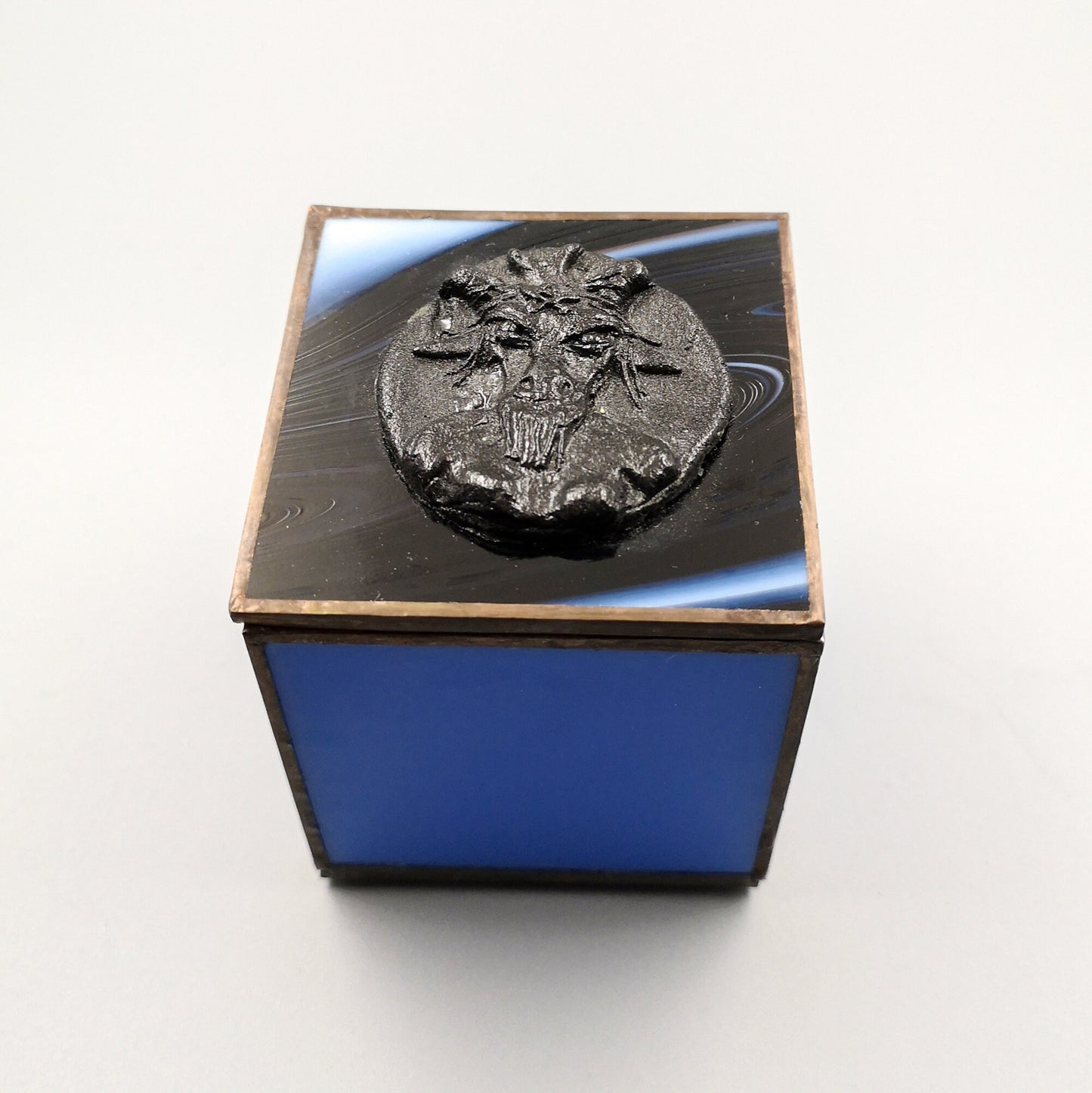 Baphomet Altar Incense Box, Handmade in Wales