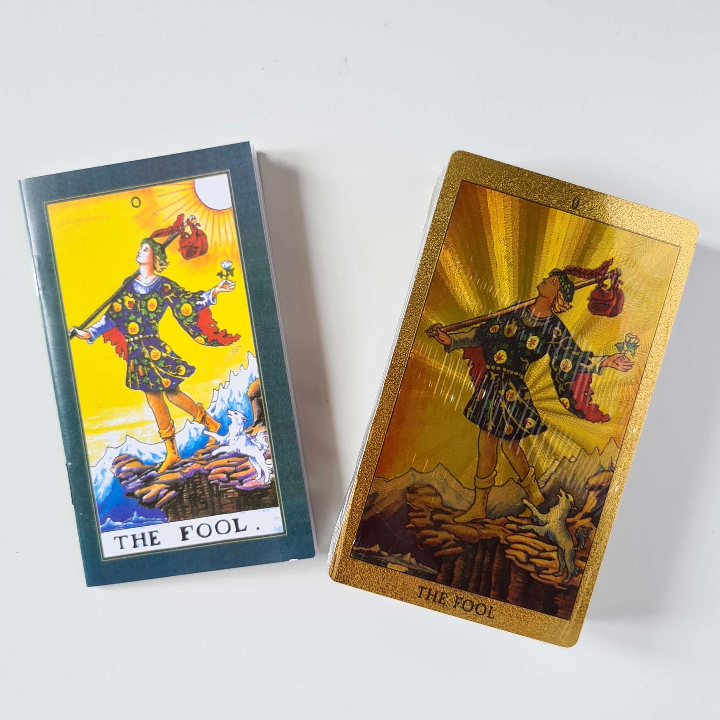 Gold Foil Rider Waite  Tarot